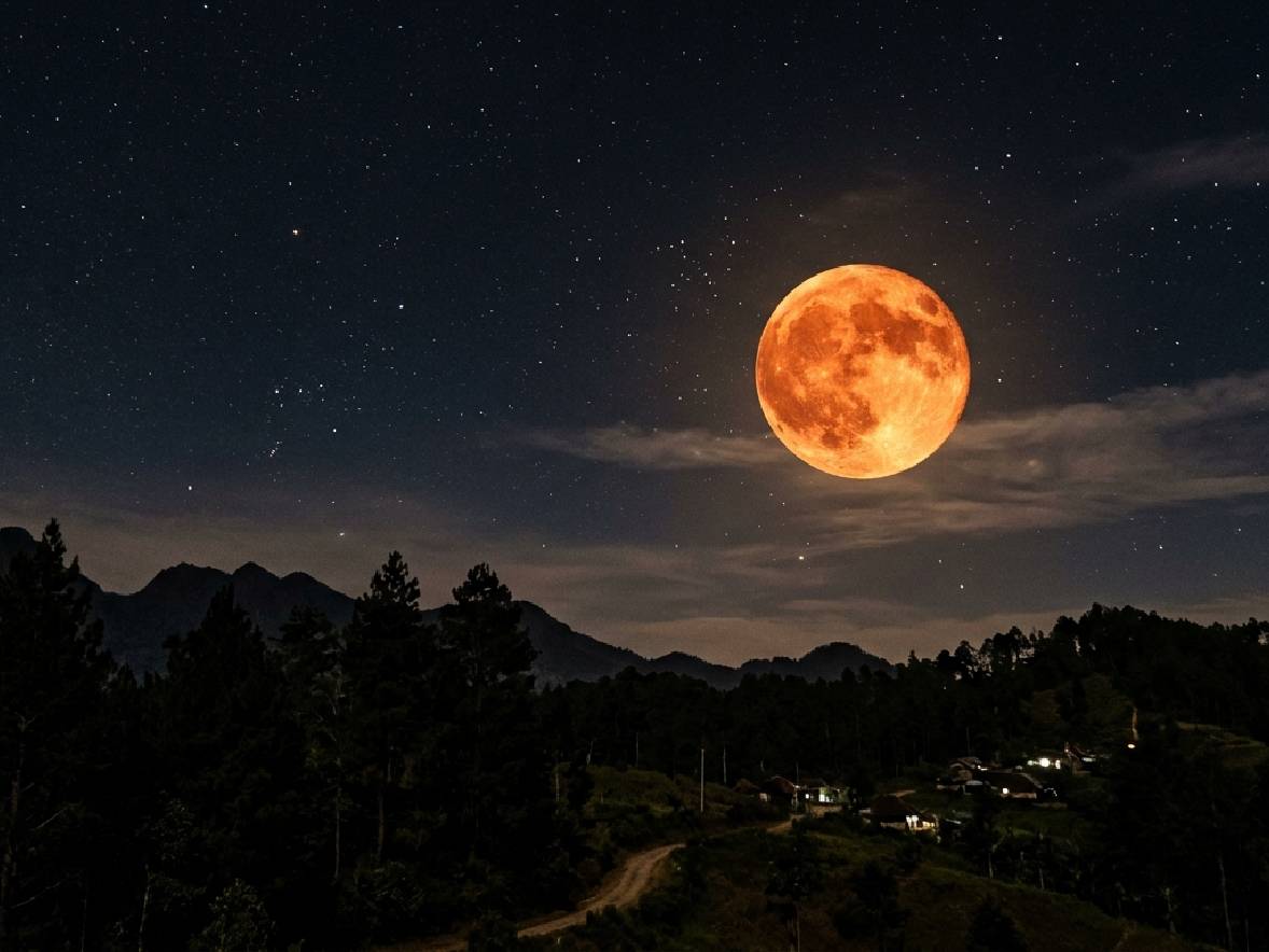 Hunter’s Moon Muncul 26 Oktober 2026, BMKG Ungkap Waktu Terbaik untuk Melihatnya
