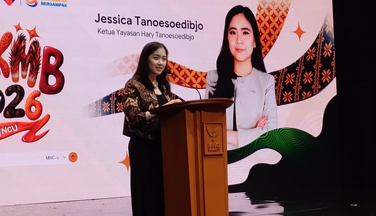 Sambut 756 Mahasiswa Baru, Jessica Tanoesoedibjo Tekankan Pentingnya Karakter dan Networking