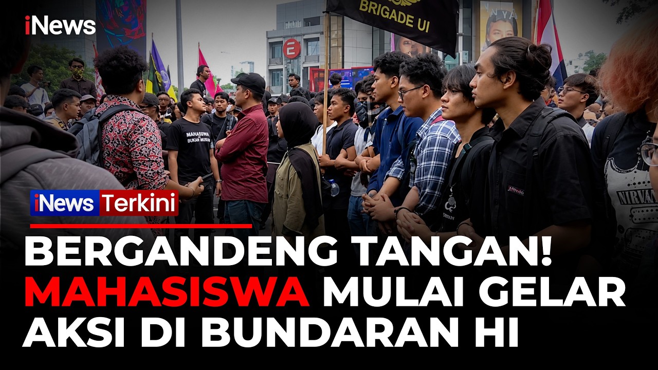 BEM UI dan SADAR Gelar Demo di Bundaran HI, Karhutla hingga Korupsi Jadi Sorotan