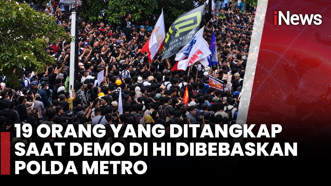 19 Orang yang Ditangkap Saat Demo di Bundaran HI Akhirnya Dibebaskan Polisi