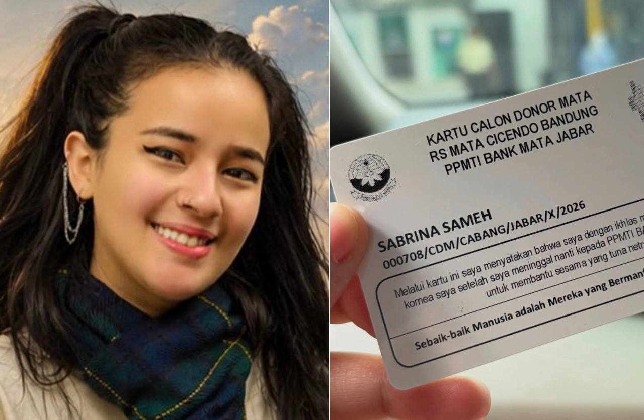 Mengejutkan! Sabrina Sameh Donorkan Kedua Matanya