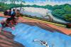 Asyiknya Berfoto di Mural 3 Dimensi - Bagian 2