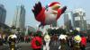 Parade Balon Raksasa Momo, Maskot Asian Para Games 2018 - Bagian 1