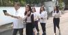Kompak Pakai Baju Putih, HT Ngevlog Bareng Keluarga Saat Menuju TPS