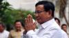 Kenakan Kemeja Putih, Prabowo Didampingi Edhy Prabowo Tiba di Istana