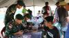 HUT ke-74 PMI, Satgas TNI di Perbatasan RI-Papua Nugini Gelar Donor Darah