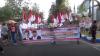 Dukung Pelantikan Jokowi, Warga Jombang Mengarak Bendera Merah Putih Sepanjang 50 Meter