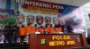 Video Polisi Rilis Tersangka Pembobolan Rekening Ilham Bintang