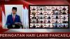 Jokowi Pimpin Upacara Peringatan Hari Lahir Pancasila secara Virtual