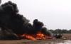 Foto-Foto Helikopter TNI AD yang Jatuh dan Terbakar di Kendal, Asap Hitam Membubung Tinggi