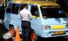 New Normal, Dishub Cirebon Semprot Disinfektan ke Angkot