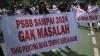 Aksi Damai Karyawan Tuntut Anies Buka Lokasi Hiburan Malam saat PSBB
