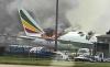  Bersiap Terbang ke Cile, Pesawat Kargo Milik Ethiopia Terbakar di Bandara Shanghai