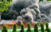 Kebakaran Gudang Polytron di Demak, Belasan Mobil Damkar Dikerahkan