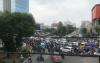 Massa Aksi Bentrok dengan Polisi, Jalan Gajah Mada-Hayam Wuruk Lumpuh