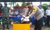 Polres Sanggau Musnahkan Sabu 14 Kg Hasil Penindakan di Perbatasan RI-Malaysia