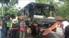 Bus Rajawali Indah Tabrak 2 Truk di Bojonegoro, 4 Orang Terluka