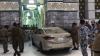 Penampakan Mobil Sedan Tabrak Pagar Masjidil Haram