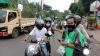 Terdepan dalam Protokol Kesehatan, Mitra Gojek Serang Raya Bagikan Masker dan Edukasi Masyarakat
