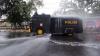 Mobil Water Canon Semprot Cairan Disinfektan di Tebet