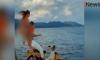 Video Viral Bule di Bali Ceburkan Diri ke Laut dengan Motor
