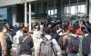 Video Kerumunan Rapid Test Antigen di Bandara Soetta Dibubarkan Polisi