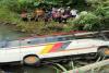 Bus Rombongan Pemkab Agam Jatuh ke Sungai di Madina, 2 Tewas, 14 Luka-Luka