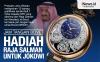 Infografis Jam Tangan Bovet Hadiah Raja Salman untuk Jokowi, Harganya Rp4,7 Miliar!