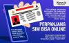 Infografis Perpanjangan SIM A dan C Bisa Online