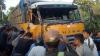 Kecelakaan Maut di Labura, Kakak Adik Boncengan Motor Dievakuasi dari Kolong Truk