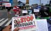 Hari Perempuan Sedunia 2021, Massa di Padang Gelar Aksi Desak RUU PKS Disahkan