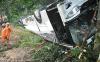 Guard Rail Tanjakan Cae Tak Kuat Menahan Laju Bus hingga Terjun ke Jurang