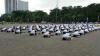 Terima SK Pengangkatan P3K, 227 Honorer Sujud Syukur di Halaman Kantor Pemkab Gresik