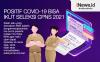Infografis Positif Covid Dapat Ikut Seleksi CPNS