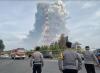 Suasana Kawasan Kilang Minyak Pertamina Balongan Pagi Ini, Asap Pekat Membubung