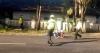 Video Pemotor Jatuh Hindari Razia Knalpot di Bandung