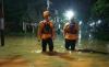 Sungai Cikambuy di Lebak Meluap, Belasan Rumah Terendam Banjir 