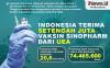 Infografis RI Terima Setengah Juta Vaksin Sinopharm dari UEA