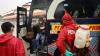 Tiba di Terminal Kampung Rambutan, Pemudik Disemprot Cairan Disinfektan - Bagian 2