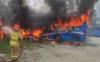 Bus dan Mobil Pribadi Terbakar di Kuningan, Kerugian Capai Rp1,5 Miliar