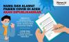 Infografis Nama dan Alamat Pasien Covid-19 di Aceh Akan Dipublikasikan