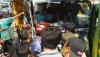 Kecelakaan Maut 2 Truk dan 1 Sepeda Motor  di Jalur Pantura Pati, 1 Tewas