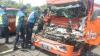 Tabrakan di Tol Rawamangun Arah Tanjung Priok, Bagian Depan Truk Ringsek