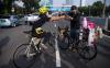 Uji Coba Barakhir, Dishub DKI Jakarta Copot Rambu Jalur Road Bike di JLNT Casablanca