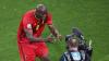 Belgia Bantai Rusia, Romelu Lukaku Selebrasi Gol untuk Christian Eriksen