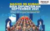 Infografis Masjid 99 Kubah Bisa Difungsikan September 2021