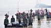Sejarah Baret Ungu Korps Marinir, Warna Pita Kode Pengamanan Operasi Pendaratan di Padang 1958