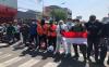 Momen Pengendara Berhenti di Simpang 5 Bandung saat Indonesia Raya Berkumandang 