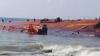 Pascakaramnya Kapal Tongkang di Bojongsalawe Pangandaran, Alat Berat Jatuh ke Laut