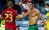 Lewati Rekor Ali Daei, Cristiano Ronaldo Selebrasi Bareng Petugas Keamanan 